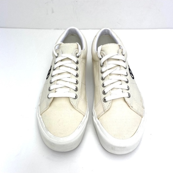 VANS Sentry V embroidered Logo Canvas Sneakers in Ivory - Picture 2 of 11
